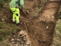 Archaeological investigation on Twmbarlwm, Risca, south Wales. performed by Clwyd Powys Archaeological Trust; organised by Cymdeithas Twmbarlwm Society, Funded by Cadw