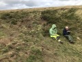 Archaeological investigation on Twmbarlwm, Risca, south Wales. performed by Clwyd Powys Archaeological Trust; organised by Cymdeithas Twmbarlwm Society, Funded by Cadw