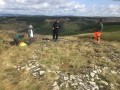 Archaeological investigation on Twmbarlwm, Risca, south Wales. performed by Clwyd Powys Archaeological Trust; organised by Cymdeithas Twmbarlwm Society, Funded by Cadw