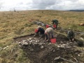 Archaeological investigation on Twmbarlwm, Risca, south Wales. performed by Clwyd Powys Archaeological Trust; organised by Cymdeithas Twmbarlwm Society, Funded by Cadw