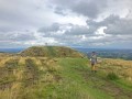 Archaeological investigation on Twmbarlwm, Risca, south Wales. performed by Clwyd Powys Archaeological Trust; organised by Cymdeithas Twmbarlwm Society, Funded by Cadw