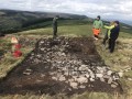 Archaeological investigation on Twmbarlwm, Risca, south Wales. performed by Clwyd Powys Archaeological Trust; organised by Cymdeithas Twmbarlwm Society, Funded by Cadw