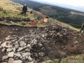 Archaeological investigation on Twmbarlwm, Risca, south Wales. performed by Clwyd Powys Archaeological Trust; organised by Cymdeithas Twmbarlwm Society, Funded by Cadw