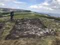 Archaeological investigation on Twmbarlwm, Risca, south Wales. performed by Clwyd Powys Archaeological Trust; organised by Cymdeithas Twmbarlwm Society, Funded by Cadw