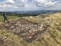 Archaeological investigation on Twmbarlwm, Risca, south Wales. performed by Clwyd Powys Archaeological Trust; organised by Cymdeithas Twmbarlwm Society, Funded by Cadw