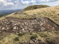 Archaeological investigation on Twmbarlwm, Risca, south Wales. performed by Clwyd Powys Archaeological Trust; organised by Cymdeithas Twmbarlwm Society, Funded by Cadw