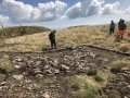 Archaeological investigation on Twmbarlwm, Risca, south Wales. performed by Clwyd Powys Archaeological Trust; organised by Cymdeithas Twmbarlwm Society, Funded by Cadw