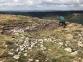 Archaeological investigation on Twmbarlwm, Risca, south Wales. performed by Clwyd Powys Archaeological Trust; organised by Cymdeithas Twmbarlwm Society, Funded by Cadw