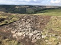 Archaeological investigation on Twmbarlwm, Risca, south Wales. performed by Clwyd Powys Archaeological Trust; organised by Cymdeithas Twmbarlwm Society, Funded by Cadw