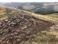 Archaeological investigation on Twmbarlwm, Risca, south Wales. performed by Clwyd Powys Archaeological Trust; organised by Cymdeithas Twmbarlwm Society, Funded by Cadw