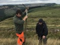 Archaeological investigation on Twmbarlwm, Risca, south Wales. performed by Clwyd Powys Archaeological Trust; organised by Cymdeithas Twmbarlwm Society, Funded by Cadw