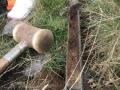 Archaeological investigation on Twmbarlwm, Risca, south Wales. performed by Clwyd Powys Archaeological Trust; organised by Cymdeithas Twmbarlwm Society, Funded by Cadw