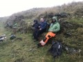 Archaeological investigation on Twmbarlwm, Risca, south Wales. performed by Clwyd Powys Archaeological Trust; organised by Cymdeithas Twmbarlwm Society, Funded by Cadw