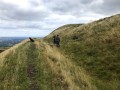 Archaeological investigation on Twmbarlwm, Risca, south Wales. performed by Clwyd Powys Archaeological Trust; organised by Cymdeithas Twmbarlwm Society, Funded by Cadw