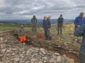 Archaeological investigation on Twmbarlwm, Risca, south Wales. performed by Clwyd Powys Archaeological Trust; organised by Cymdeithas Twmbarlwm Society, Funded by Cadw