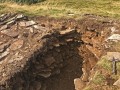 Archaeological investigation on Twmbarlwm, Risca, south Wales. performed by Clwyd Powys Archaeological Trust; organised by Cymdeithas Twmbarlwm Society, Funded by Cadw