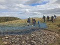 Archaeological investigation on Twmbarlwm, Risca, south Wales. performed by Clwyd Powys Archaeological Trust; organised by Cymdeithas Twmbarlwm Society, Funded by Cadw