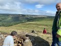 Archaeological investigation on Twmbarlwm, Risca, south Wales. performed by Clwyd Powys Archaeological Trust; organised by Cymdeithas Twmbarlwm Society, Funded by Cadw