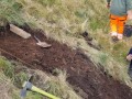 Archaeological investigation on Twmbarlwm, Risca, south Wales. performed by Clwyd Powys Archaeological Trust; organised by Cymdeithas Twmbarlwm Society, Funded by Cadw