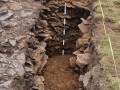 Archaeological investigation on Twmbarlwm, Risca, south Wales. performed by Clwyd Powys Archaeological Trust; organised by Cymdeithas Twmbarlwm Society, Funded by Cadw