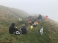 Archaeological investigation on Twmbarlwm, Risca, south Wales. performed by Clwyd Powys Archaeological Trust; organised by Cymdeithas Twmbarlwm Society, Funded by Cadw