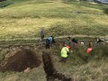 Archaeological investigation on Twmbarlwm, Risca, south Wales. performed by Clwyd Powys Archaeological Trust; organised by Cymdeithas Twmbarlwm Society, Funded by Cadw