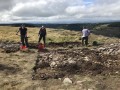 Archaeological investigation on Twmbarlwm, Risca, south Wales. performed by Clwyd Powys Archaeological Trust; organised by Cymdeithas Twmbarlwm Society, Funded by Cadw