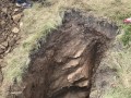 Archaeological investigation on Twmbarlwm, Risca, south Wales. performed by Clwyd Powys Archaeological Trust; organised by Cymdeithas Twmbarlwm Society, Funded by Cadw