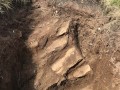 Archaeological investigation on Twmbarlwm, Risca, south Wales. performed by Clwyd Powys Archaeological Trust; organised by Cymdeithas Twmbarlwm Society, Funded by Cadw