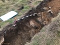 Archaeological investigation on Twmbarlwm, Risca, south Wales. performed by Clwyd Powys Archaeological Trust; organised by Cymdeithas Twmbarlwm Society, Funded by Cadw