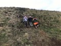 Archaeological investigation on Twmbarlwm, Risca, south Wales. performed by Clwyd Powys Archaeological Trust; organised by Cymdeithas Twmbarlwm Society, Funded by Cadw