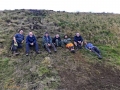 Archaeological investigation on Twmbarlwm, Risca, south Wales. performed by Clwyd Powys Archaeological Trust; organised by Cymdeithas Twmbarlwm Society, Funded by Cadw