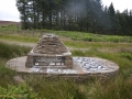 Walk from Twmbarlwm Car Park to ruins of Llanderfal chapel