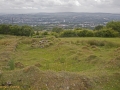 Walk from Twmbarlwm Car Park to ruins of Llanderfal chapel