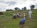 Walk from Twmbarlwm Car Park to ruins of Llanderfal chapel