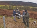 A walk around the scourings of Penyrheol with Les Murphy giving us an history of the area as we went.